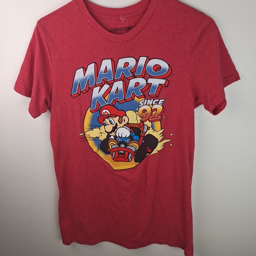 Super Mario Mario Kart Since 92' Short Sleeve Graphic T-Shirt Men's Size Small